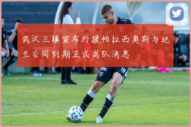 武汉三镇宣布外援帕拉西奥斯与达兰合同到期正式离队消息