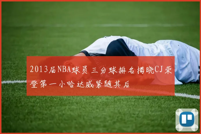 2013届NBA球员三分球排名揭晓CJ荣登第一小哈达威紧随其后